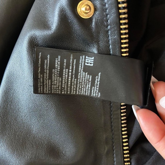 AllSaints Leather Jacket - Picture 7 of 9